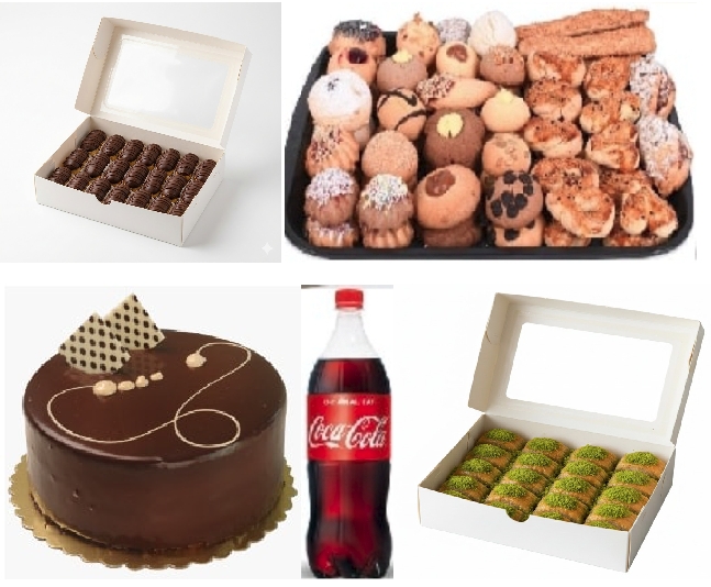 1 Adet 4-6 Kişilik Çikolatalı Yaş Pasta Dahil 5'li Menü pasta