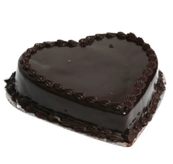 4-5 Kişilik Yaş Pasta - Çikolatalı Kalp ve Krema Dengesi pasta