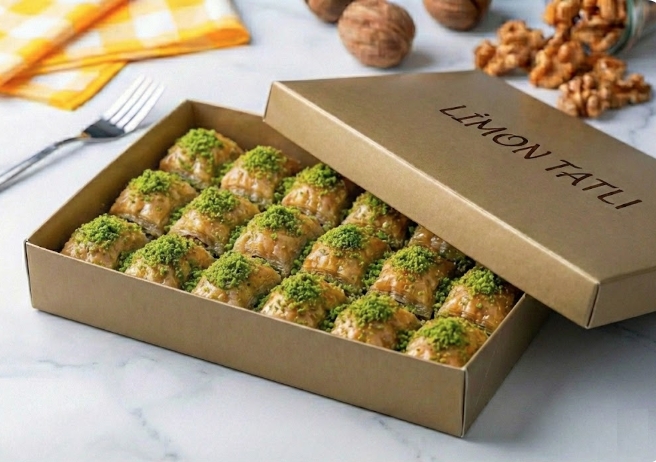 Taze Aromalı 1000 Gr Fıstıklı Baklava pasta