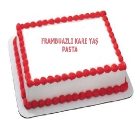 Uzman Pastacılar Tarafından 20 Kişilik Frambuazlı Yaş Pasta pasta